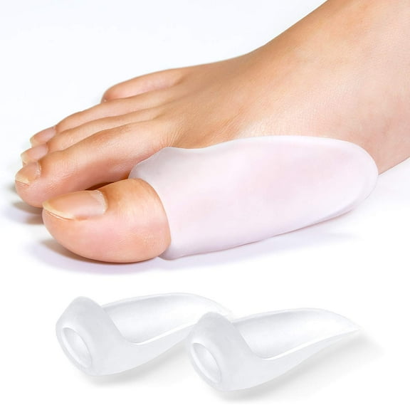 Promifun Gel Bunion Protectors,10 Pack of Bunion Pads and Cushions,Bunion Guard,Relieves Pain from Friction & Pressure, Clear