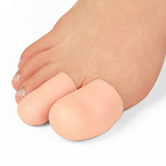 Promifun Gel Toe Caps, 16 Pack Toe Protectors for Women, Silicone Toe Covers Sleeves for Men, Blisters, Corns, Friction Pain Relief (Multi-Size)