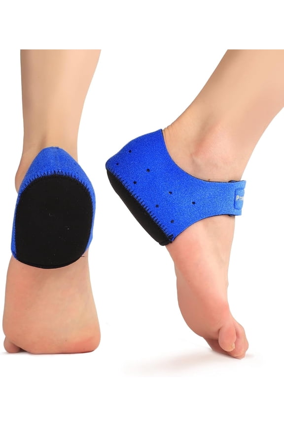 Plantar Fasciitis Heel Cup Protectors - Heel Cups for Heel Spur,Achilles Tendinitis,Cracked Heels,Heel Pain Relief Products - Gel Heel Cushion Pads,Blue,Large(W 9.5-13 / M 8.5-14)