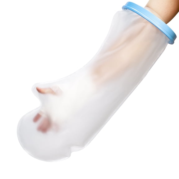 Promifun TPU Waterproof Arm Cast Cover for Shower Bath Adult Half Arm Cast Protector Broken Wrist,1 Count