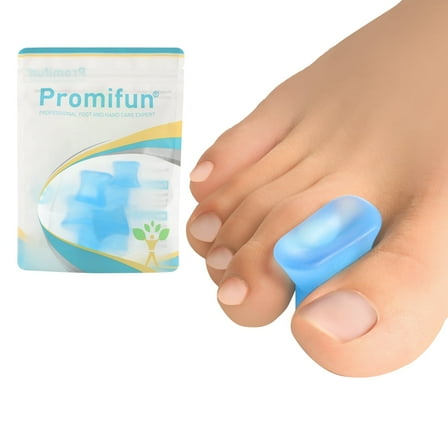 Promifun Upgraded Gel Toe Separators – 12-Pack Bunion Pads – Toe Spacers for Straightening Overlapping Toes, Bunions, Calluses – Soft Silicone Bunion Corrector for Men and Women(6M+6S)