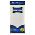 thumbnail image 1 of Prominence 273 54 x 108 in. Paper & Plastic Table Covers, White - 24 Count, 1 of 1