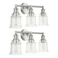 thumbnail image 1 of Prominence Home 2 Pack Eaton Ridge 3 Light Industrial Bathroom Vanity, Brushed Nickel, 1 of 10