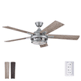 thumbnail image 1 of Prominence Home 52" Freyr Galvanized Remote Control Ceiling Fan, Damp-Rated, Outdoor, 5 Blades, 1 of 10
