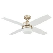 Prominence Home Atlas 44" Champagne Ceiling Fan with Light, Remote Control, 4 Blades & Reverse Airflow