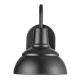 thumbnail image 1 of Prominence Home Brightondale Matte Black Farmhouse Outdoor LED Wall Light, 1 of 6