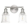 thumbnail image 1 of Prominence Home Eaton Ridge 2 Light Industrial Bathroom Vanity, Brushed Nickel, 1 of 11