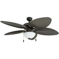 thumbnail image 1 of Prominence Home Inland Breeze 52" Bronze Indoor/Outdoor Ceiling Fan with 5 Blades, Bowl Light Kit, Pull Chains & Reverse Airflow, 1 of 9