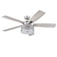 thumbnail image 1 of Prominence Home Lanissa 52 Led Lanissa 52" 5 Blade Indoor Led Ceiling Fan - Nickel, 1 of 7