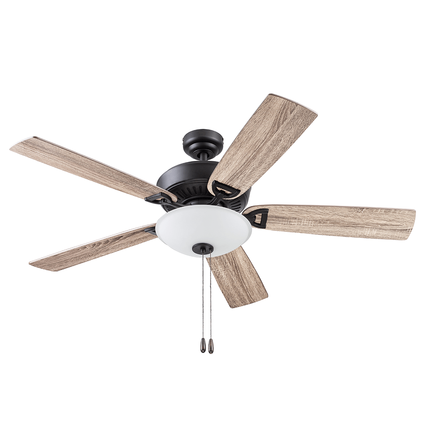 Bala 42'' Hugger Mount Ceiling Fan With Bowl Light, Oil Rubbed Bronze