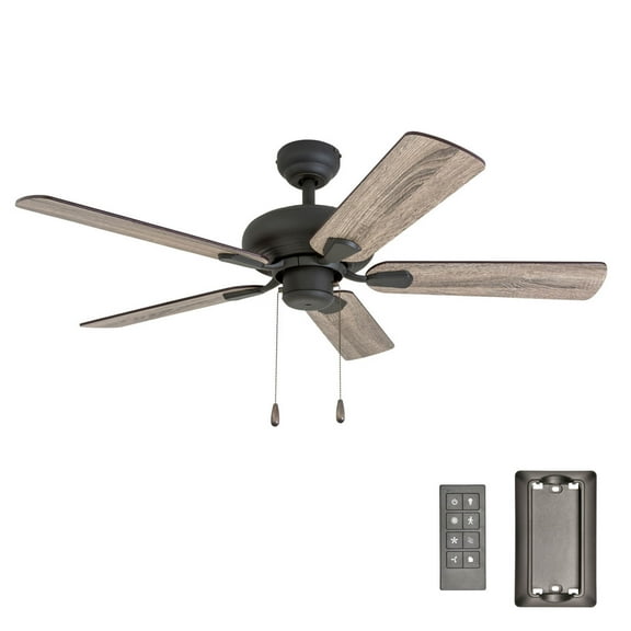Prominence Home Russwood 42" Bronze Ceiling Fan with 5 Blades, Remote & Reverse Airflow
