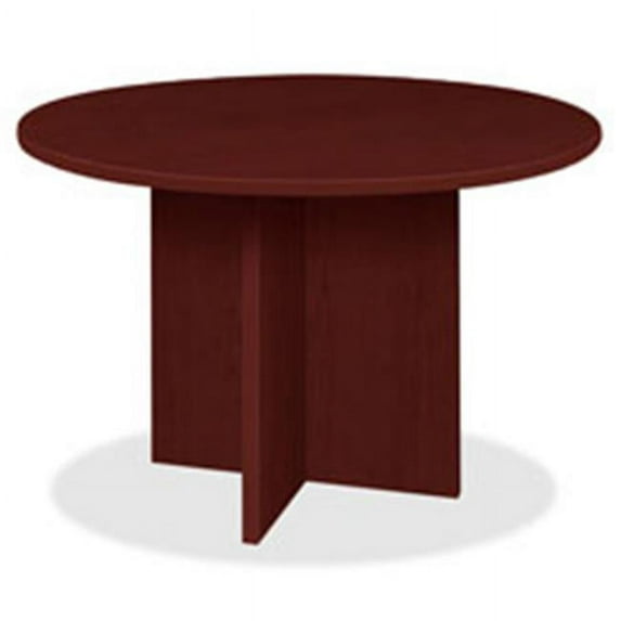 Prominence Round Laminate Conference Table - Mahogany