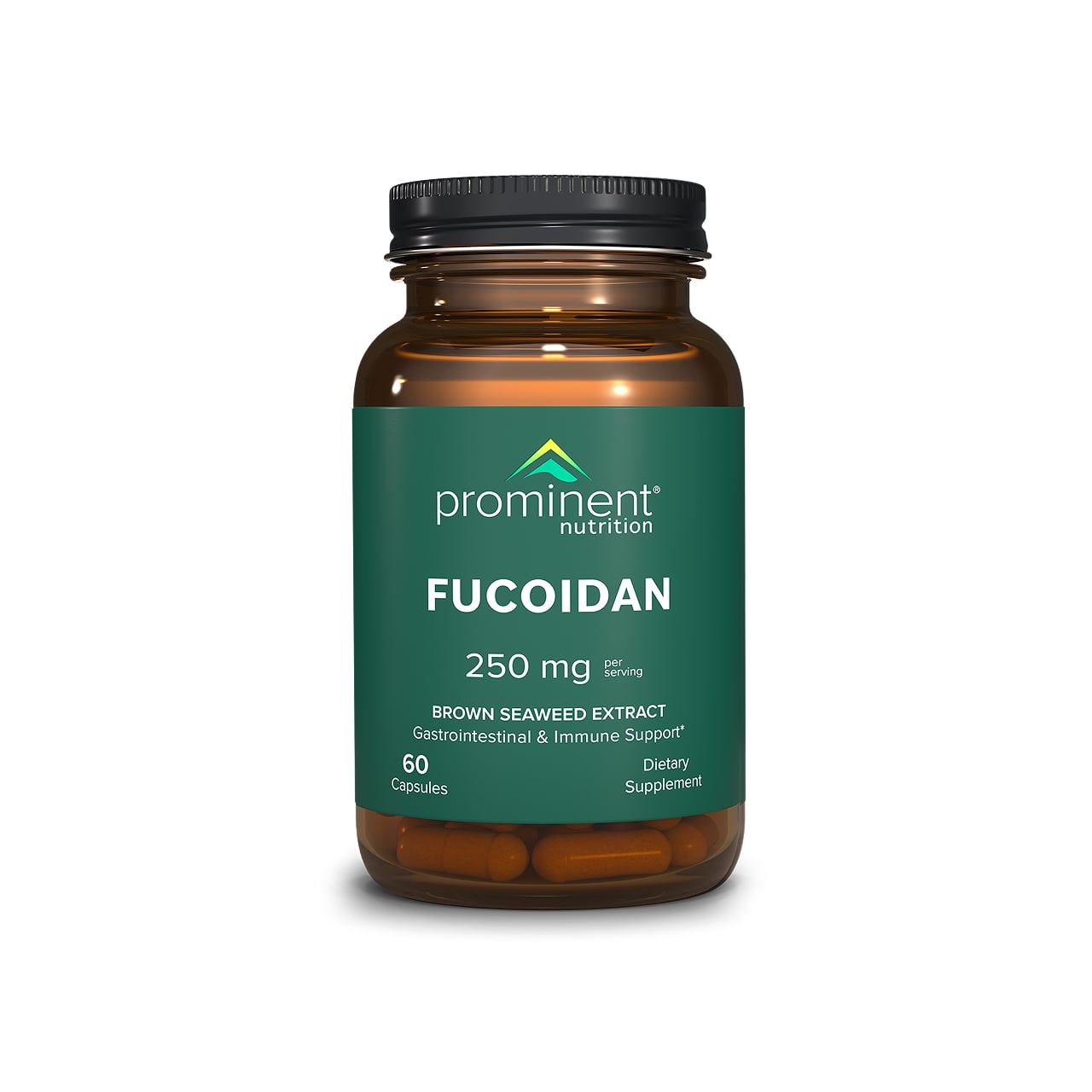 Prominent Nutrition Fucoidan Gut Health & Immune Support Supplement – 250mg, 60 count – Brown Seaweed Extract - Immune System & Digestion Supplement