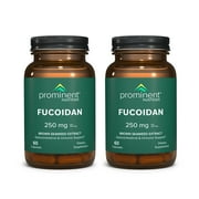Prominent Nutrition Fucoidan Gut Health & Immune Support Supplement  250mg, 60 count  First-Class Brown Seaweed Extract - Immune System & Digestion Supplement - 2 Pack