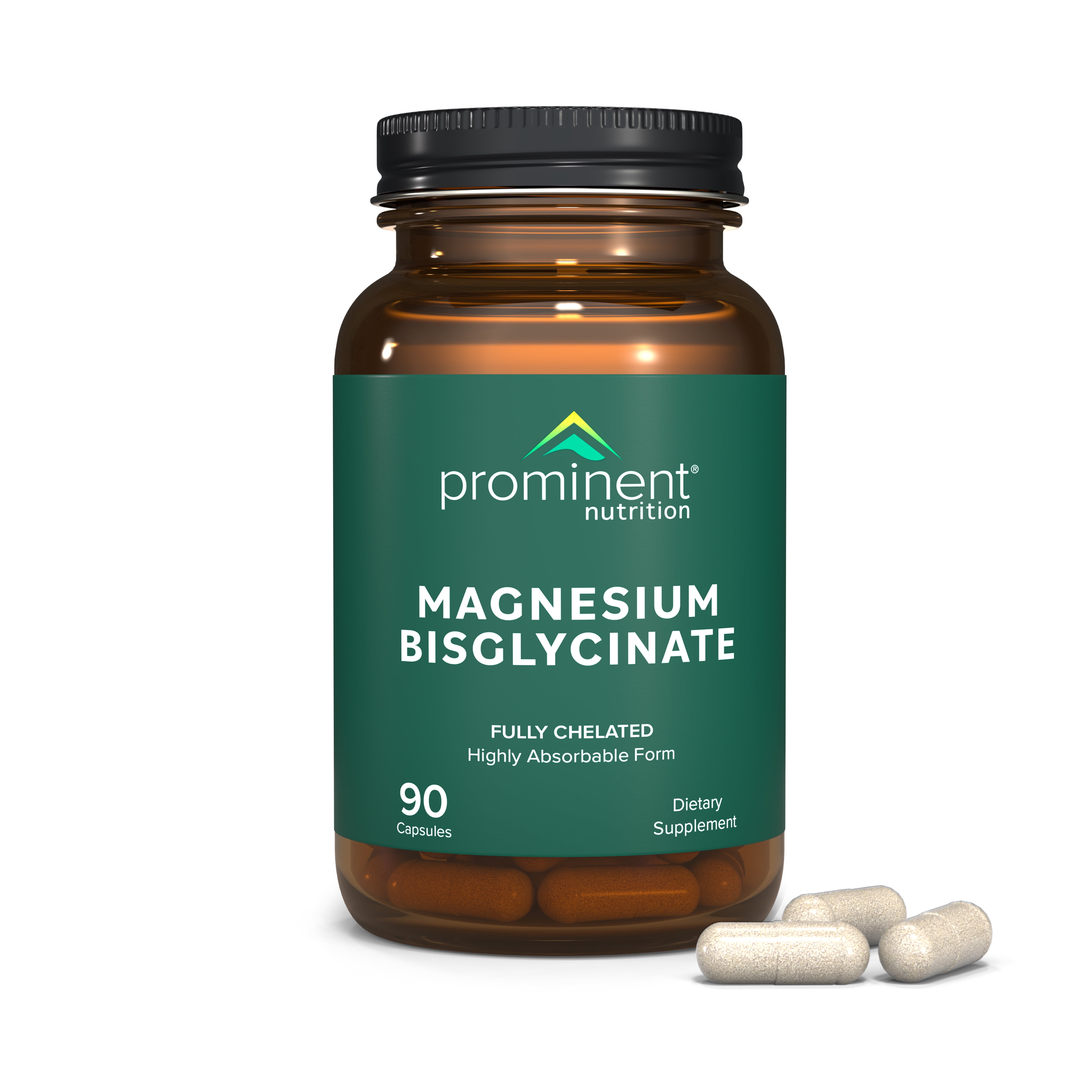 Prominent Nutrition Magnesium Bisglycinate Chelate 120 mg, 90 Vegan