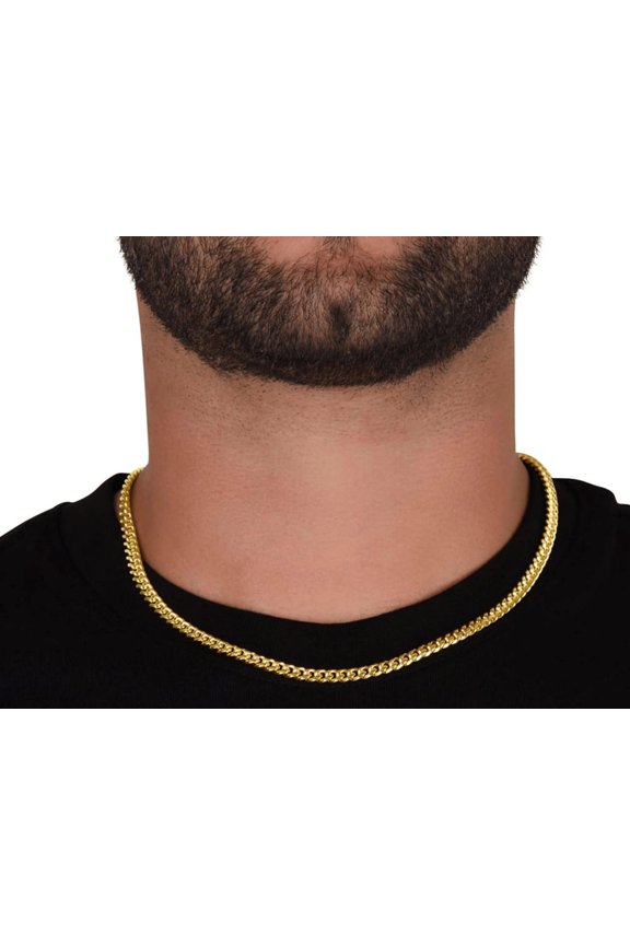 Promise Chain, Gift for Him, Cuban Link Chain, Cuban Chain Necklace, Thick Chain Necklace, Promise for Him, Chain for Him, Boyfriend Chain, Gold - Upgraded Box