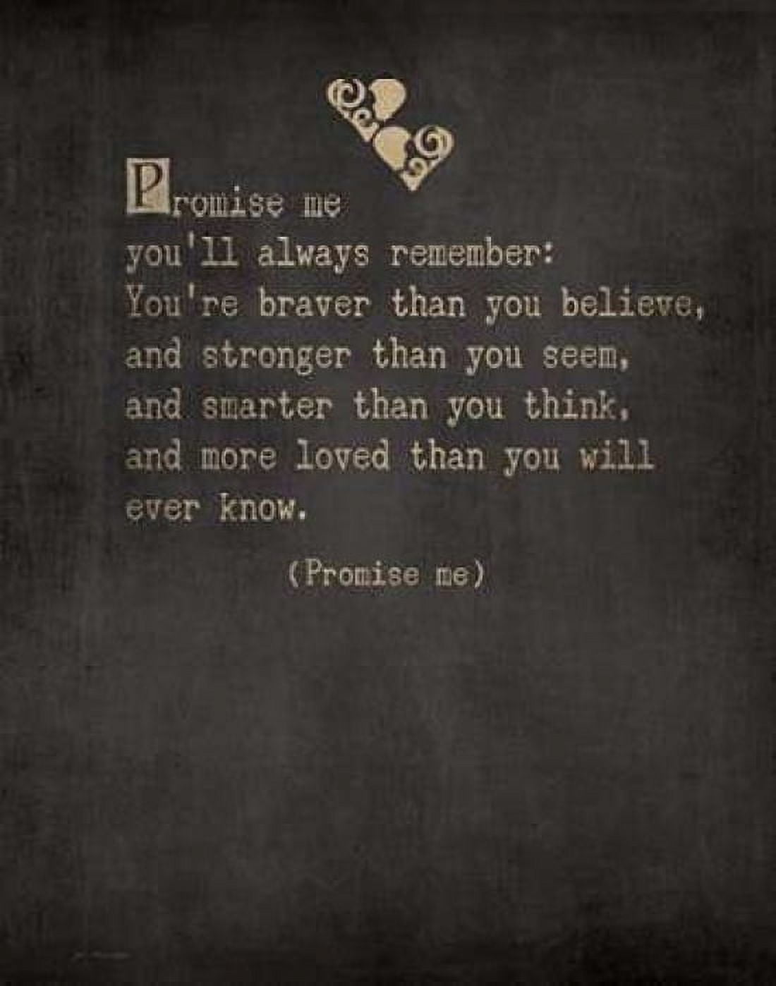 Promise Me Canvas Art - Jo Moulton (22 x 28)