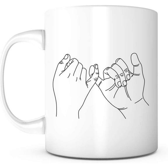 Promise Mug 11 Ounce White Ceramic Mug Wedding Gift, Wedding Mug, Marriage Mug, Bridal Gift, Husband Wife Gift, Gift for Valentine's day Anniversary Engagement, Couples Mug, Best Friends Gift