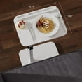 thumbnail image 1 of Promitop TV Tray Sofa Side Table Set of 2 - Multi-Purpose C Table with Swivel Top for Working Reading Eating, 1 of 8