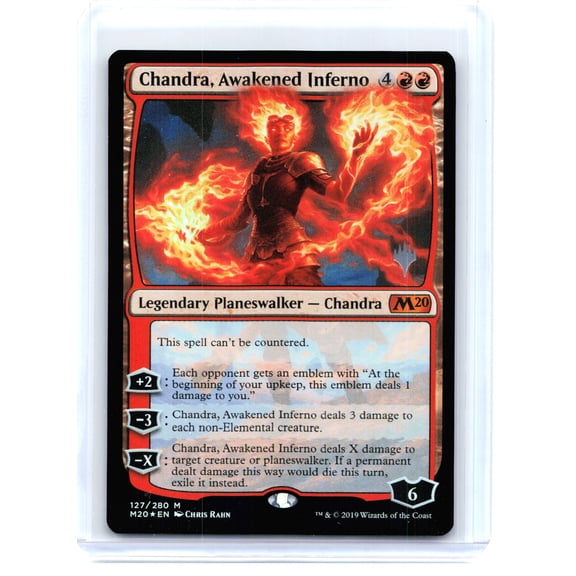 Promo Pack: Core Set 2020 Chandra, Awakened Inferno Mythic Rare #127