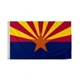 thumbnail image 1 of Promopatriot Arizona AZ State Flag 2' x 3' ft 200D Nylon Reverse Print with Brass Grommets, 1 of 5