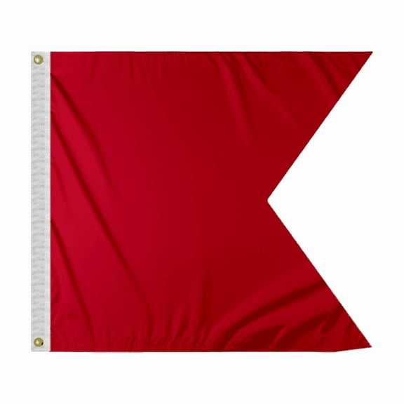 Promo Patriot's Bravo Code B Marine Signal Flag - 1.5x2 ft, 200D Nylon, Canvas Header, Brass Grommets