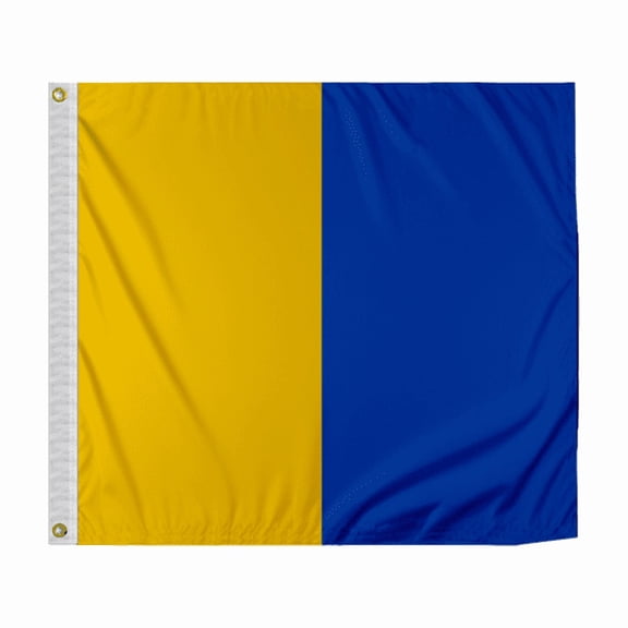 Promo Patriot's Kilo Code K Marine Signal Flag - 2x2 ft, 200D Nylon, Canvas Header, Brass Grommets