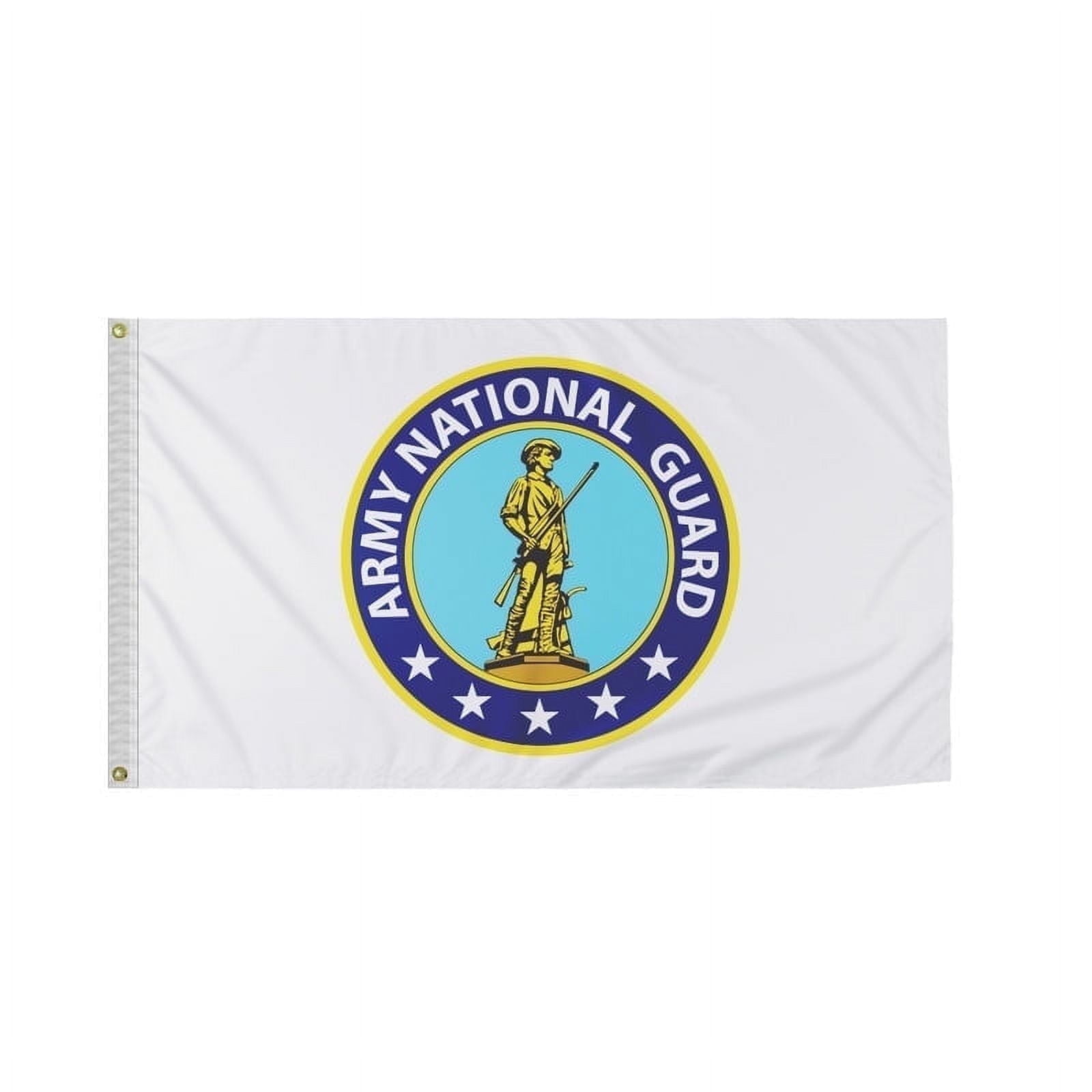 Promopatriot Large National Guard 4x6 ft Flag 200D Nylon, Brass Grommets, Outdoor