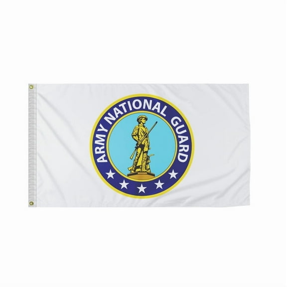 Promopatriot US National Guard 12x18 inch Flag 200D Nylon, Fade-Resistant, Outdoor/Indoor