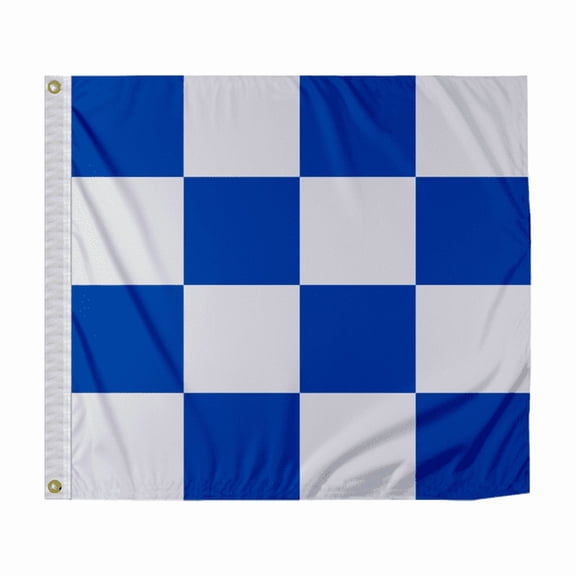 Promo Patriot's November Code N Marine Signal Flag - 1.5x2 ft, 200D Nylon, Canvas Header, Brass Grommets