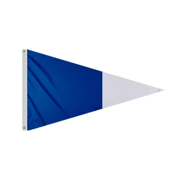 Promo Patriot's Second Repeater Substitute Pennant – 1x2 ft – Printed 200 Nylon – Quadruple Stitched Edges – Solid Brass Grommets Canvas Heading – 2nd Repeater Code Flag – Size 2