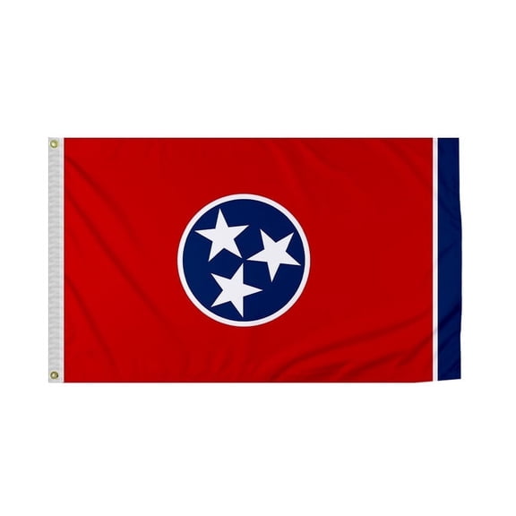 Promopatriot TN Tennessee State Flag 12x18 inch Nylon Outdoor Flag with Brass Grommets