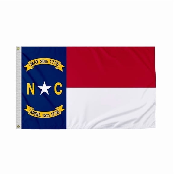 Promopatriot North Carolina State 12x18 inch Nylon Outdoor NC Flag with Brass Grommets