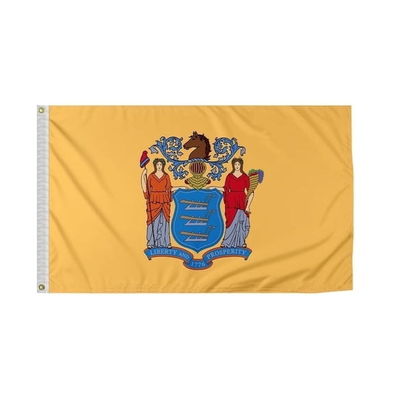PromoPatriot New Jersey 6 ft x 10 ft Nylon Outdoor Flag