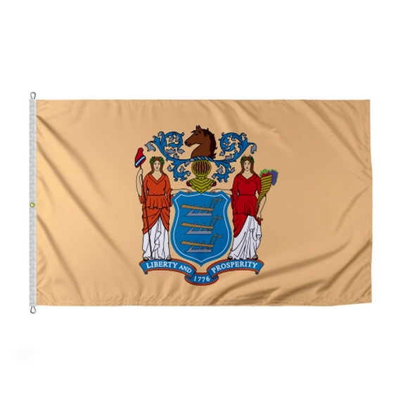 PromoPatriot New Jersey 8x12ft Nylon Outdoor Flag
