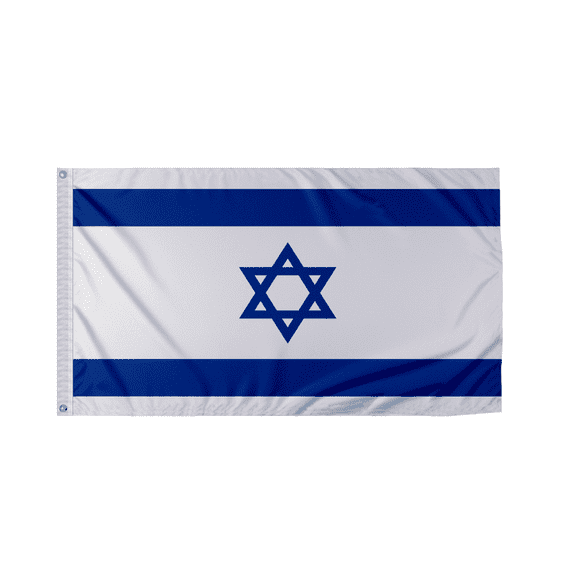 PromoPatriot Israel Outdoor Flag 3x5 ft – 200D Nylon, Single Sided, Canvas Header