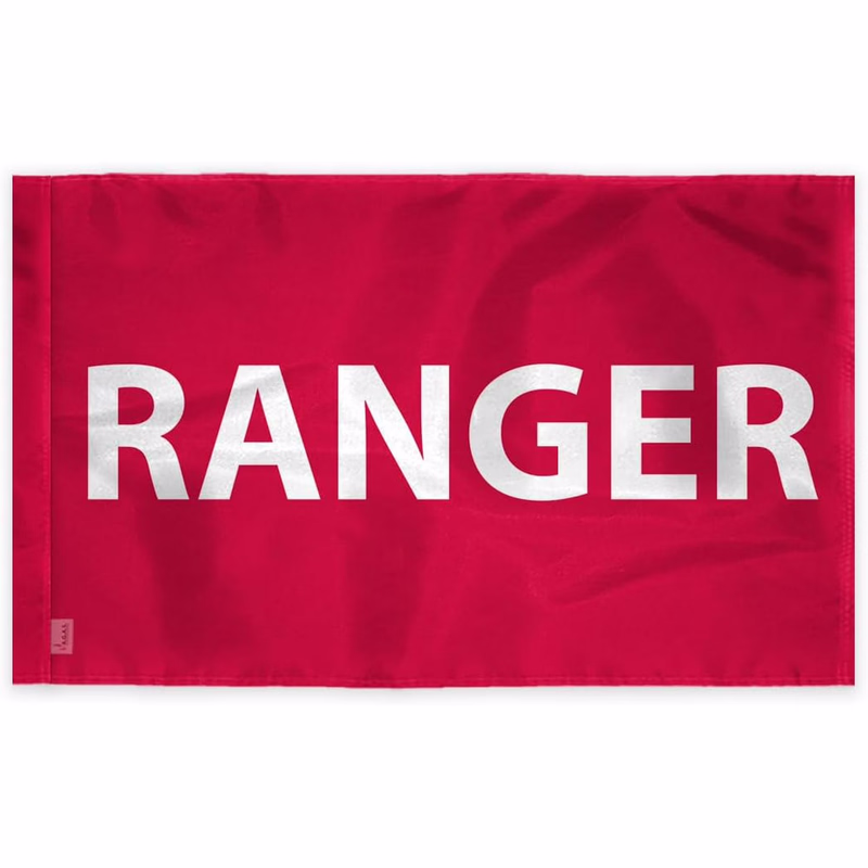 PromoPatriot Ranger Golf Cart Flag – 5"x8" 200D Nylon Outdoor Flag with Double-Stitched Edges & 0.5" Pole Sleeve