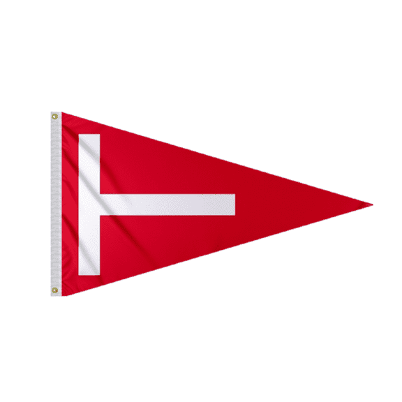 PromoPatriot Tag Pennant - 12 x 18 Inch - Printed 200D Nylon