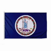 Promopatriot Virginia VA State Flag 12x18 inch Nylon Outdoor Flag with Brass Grommets