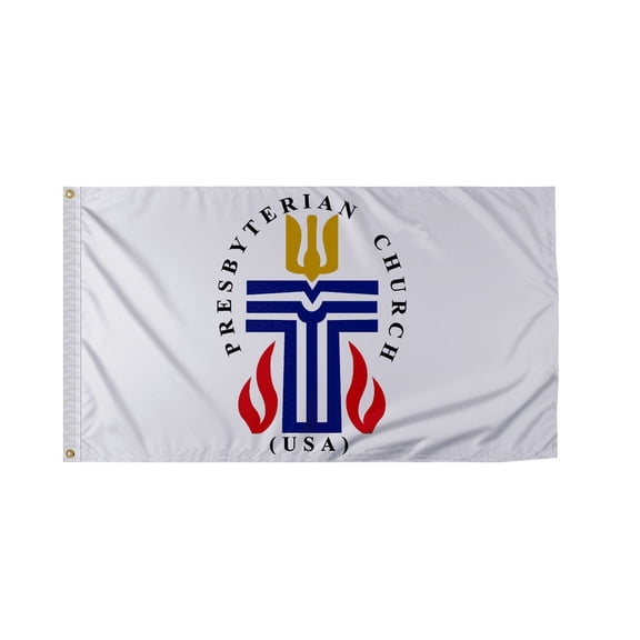PromoPatriot's 5'x8' ft Presbyterian Flag, Printed Single Sided on Heavy Duty 200D Nylon