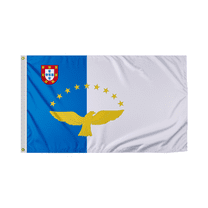 Promopatriot Azores Country Flag 3x5 Ft Outdoor Nylon Double Stitched Edges Canvas Header Brass Grommets 3'x5' Azores