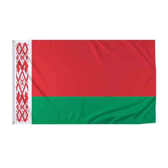 Promopatriot Belarus Country Flag 6x10 Ft Outdoor Nylon Double Stitched Edges Canvas Header Brass Grommets Fade Resistant & Vivid Colors