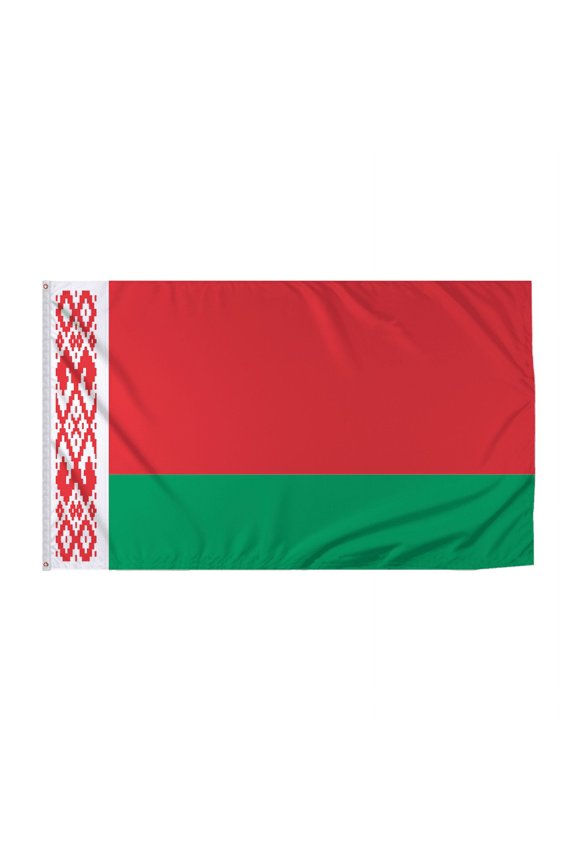 Belarus Country Flag 6x10 Ft Outdoor Nylon Double Stitched Edges Canvas Header Brass Grommets Fade Resistant & Vivid Colors