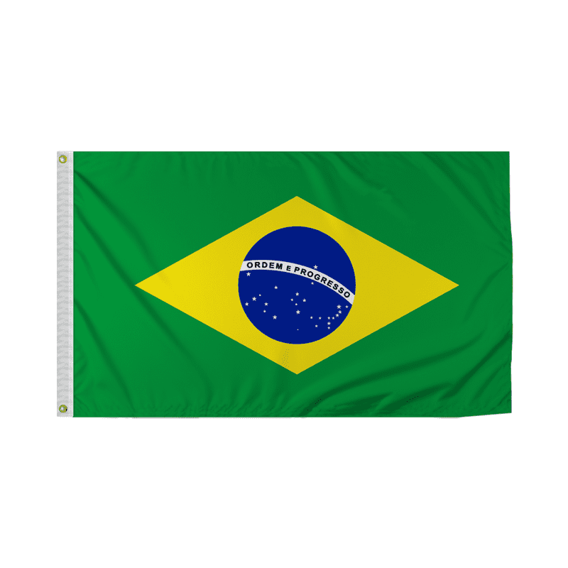 Promopatriot Brazil Country Flag 4x6 Ft Outdoor Nylon Double Stitched ...