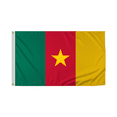 thumbnail image 1 of Promopatriot Cameroon Country Flag 3x5 Ft Outdoor Nylon Double Stitched Edges Canvas Header Brass Grommets 3'x5' Cameroon, 1 of 1