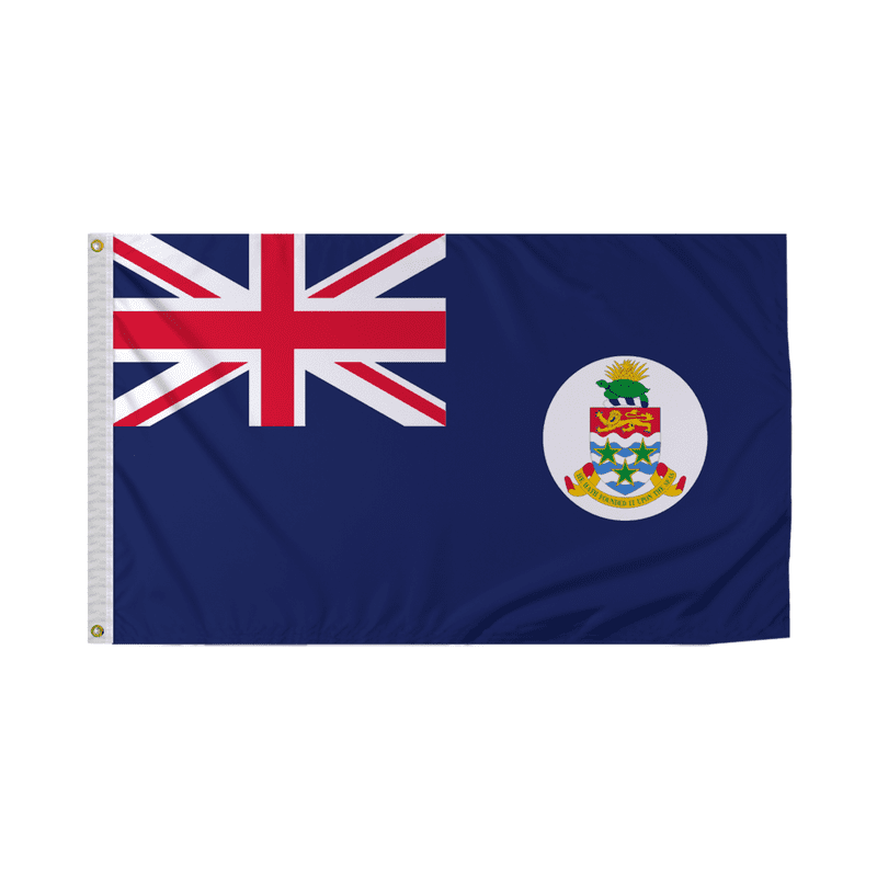 Promopatriot Cayman Islands Country Flag 3x5 Ft Outdoor Nylon Double Stitched Edges Canvas Header Brass Grommets 3'x5' Cayman Islands