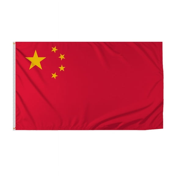 Promopatriot China Country Flag 6x10 Ft Outdoor Nylon Double Stitched Edges Canvas Header Brass Grommets Fade Resistant & Vivid Colors
