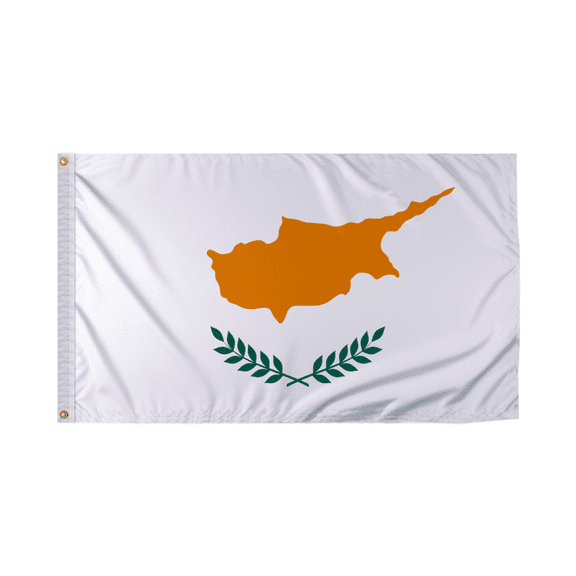 Promopatriot Cyprus Country Flag 4x6 Ft Outdoor Nylon Double Stitched Edges Canvas Header Brass Grommets Fade Resistant & Vivid Colors
