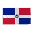 thumbnail image 1 of Promopatriot Dominican Republic with Seal Country Flag 8x12 ft - 200D Nylon - Rope Thimble & 1 Brass Grommet - Fade Proof Outdoor Long Lasting All Weather Flag, 1 of 1