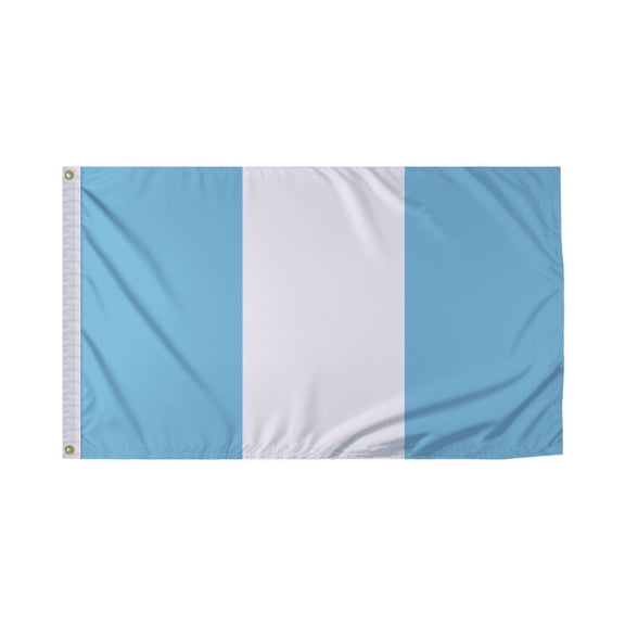 Promopatriot Guatemala National Flag 3x5 ft Polyester Double Stitched Edges Polyester Header Metal Grommets Fade Resistant & Vivid Colors Indoor